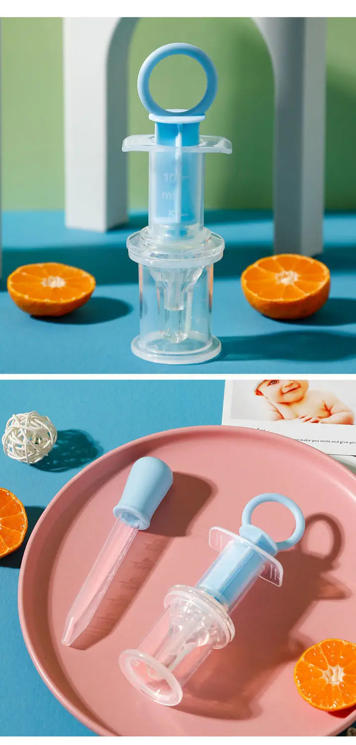 4PCS Baby Medicine Feeder Child Medicine Device Silicone Pipette Liquid Food Supplement Dropper Baby Training Feeder Utensils