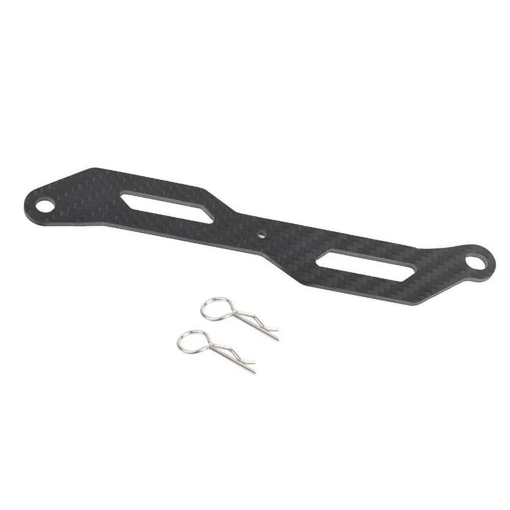 Carbon Fibre Shock Damper Stay Battery Plate Upper Deck for Tamiya TT02 TYPE-SR TT-02D 1/10 RC Car Accessories Upgrade Parts