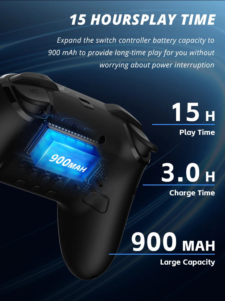 DATA FROG Wireless Switch Pro Controller for Switch/Switch OLED Programmable Joystick for PC Gamepad for Switch Lite Controller