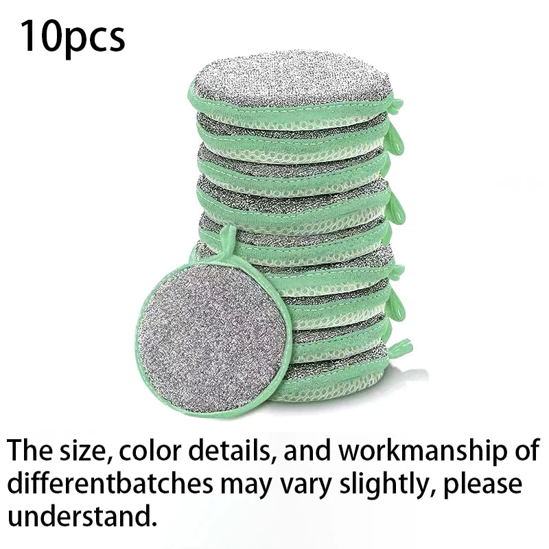 5/10Pcs Dishwashing Sponge Reusable Washable Sponges Double Side Magic Sponge to Wash Dishes Useful Things for Kitchen Clean Tool