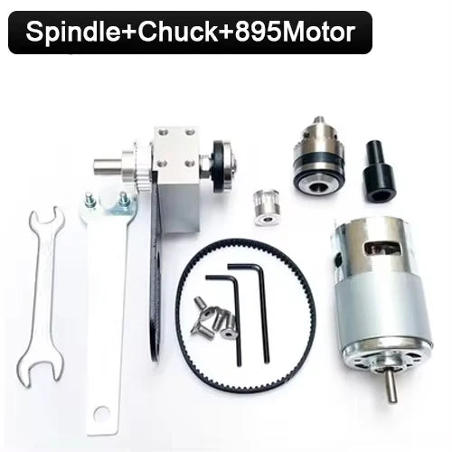 Mini Table Saw Spindle DIY Woodworking Cutting Spindle Bearing Seat for Table Saw Home Saw Bearing Block Precision 895 Motor