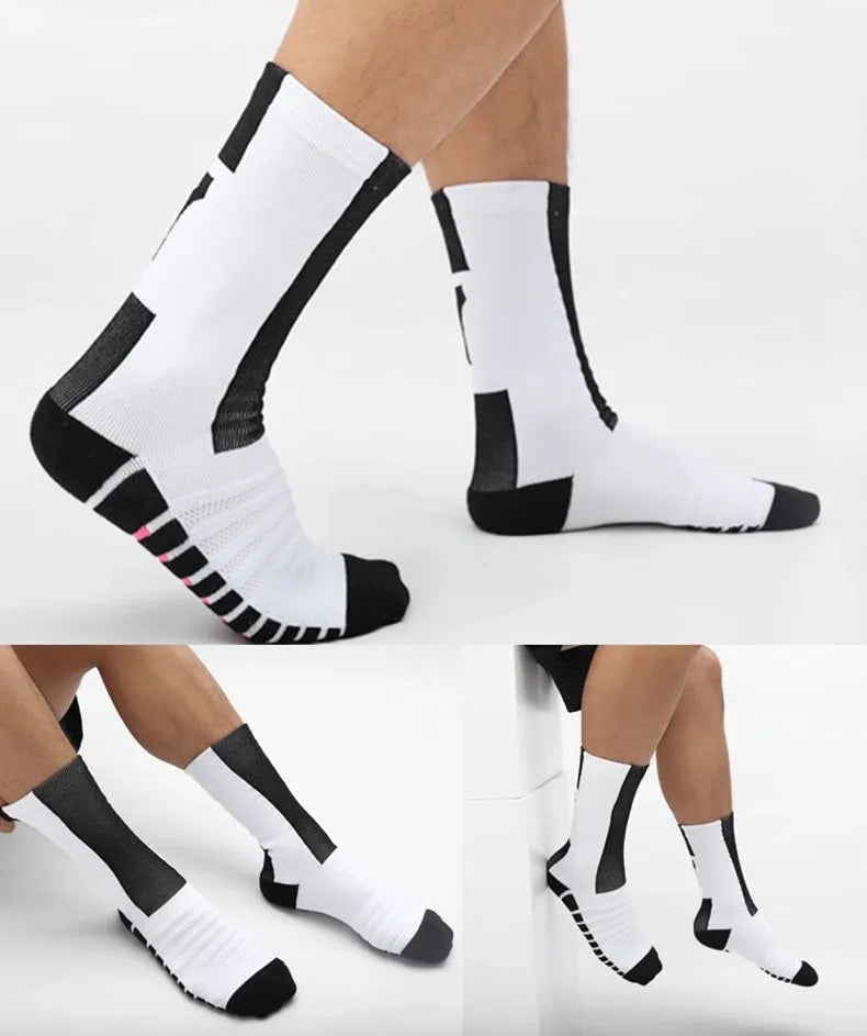 High Qality Number 30 7 Football Socks Adult Men Non-Slip Soccer Sports Outdoor Jog Running Cycling Fast-drying Breathable Sock