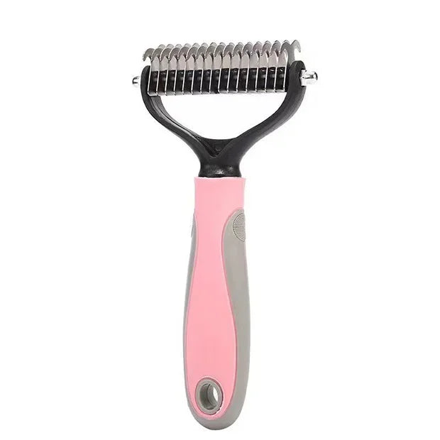 Professional pet brush, two-sided dog brush, cat brush, dog cleaning tools, flying hair lining