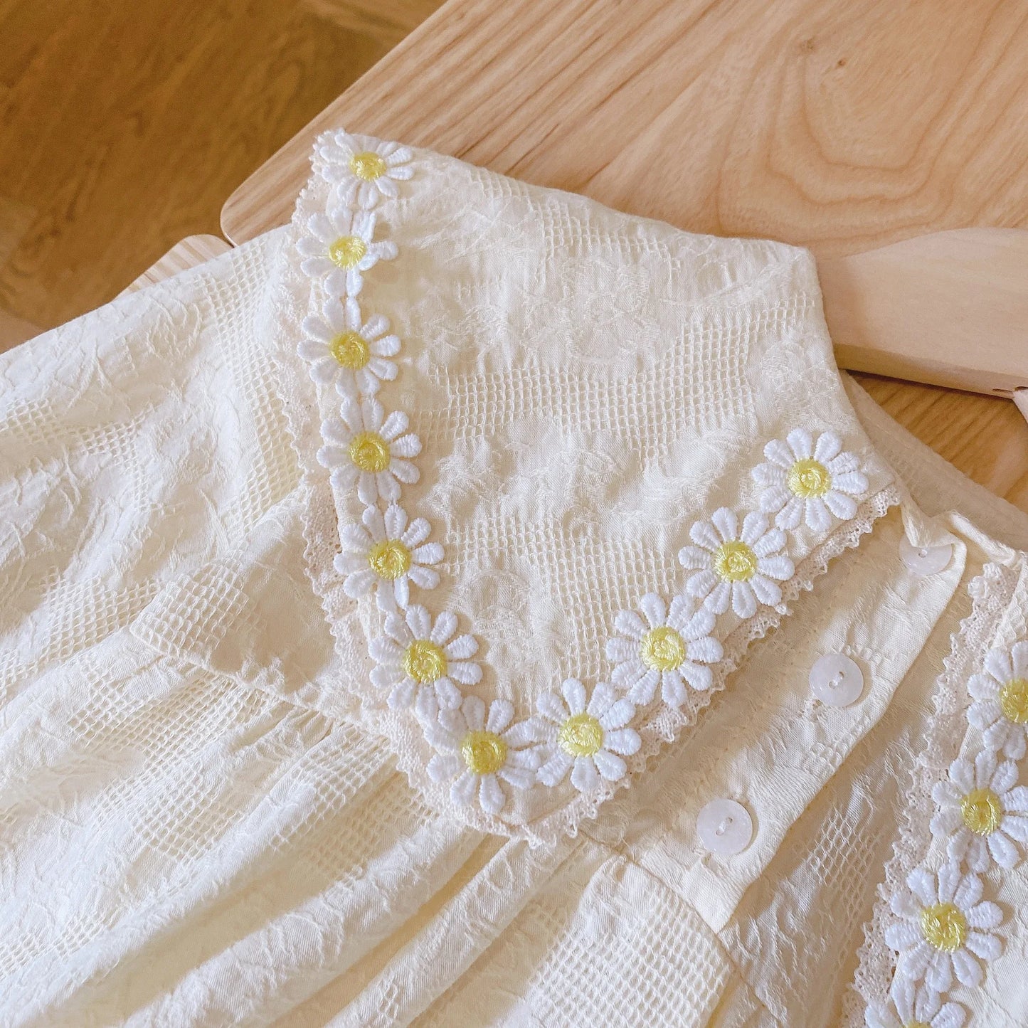 Daisy Romper with Hat for Infants 0-2 Years Old: Spring/Autumn Baby Girl Jumpsuit Newborn Clothing