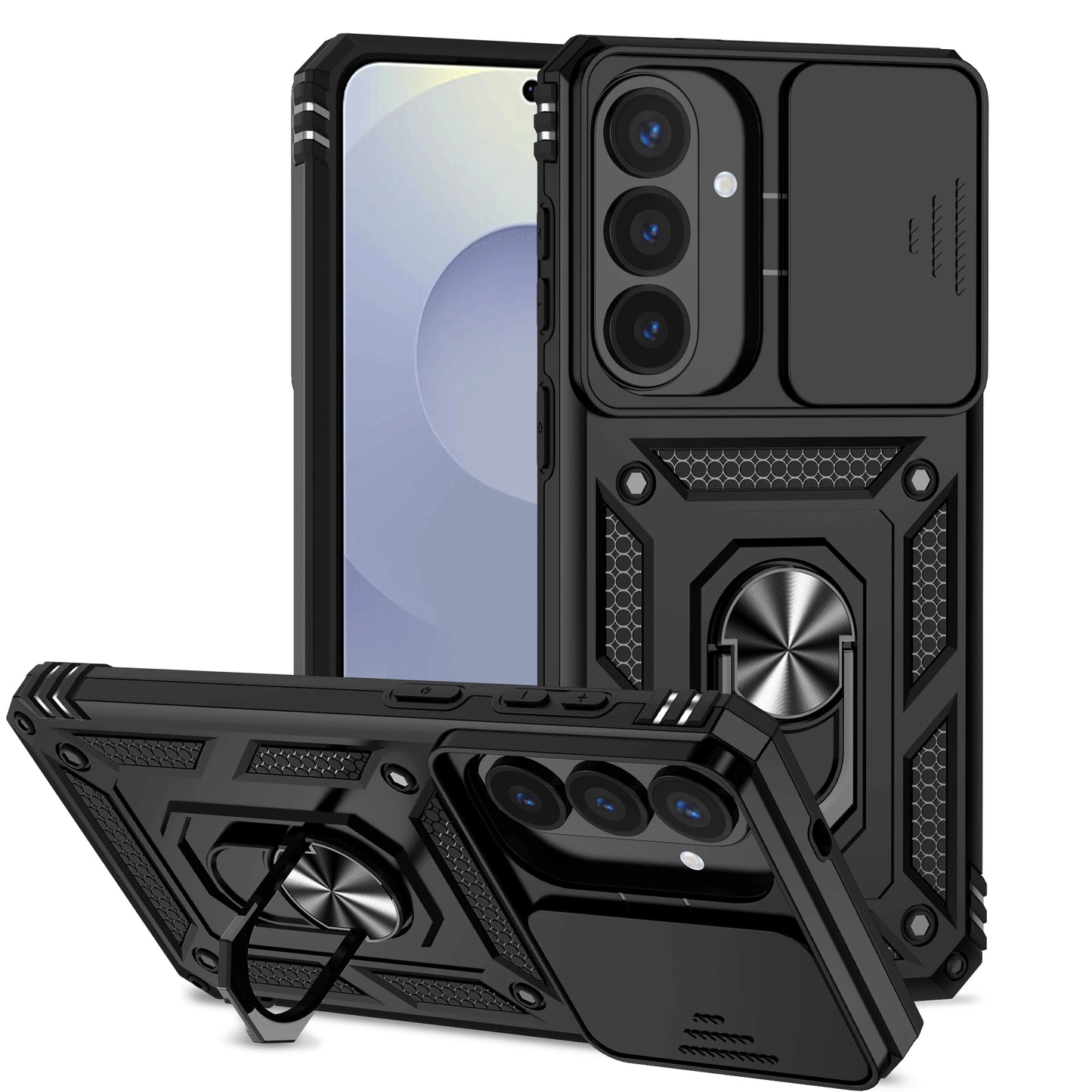 Shockproof Hybrid Dual Layer Case for Samsung Galaxy S26 Ultra S25 FE S24 Plus S23 S22 S21 A17 5G A56 A36 A16 A55 A35 A15 Covers