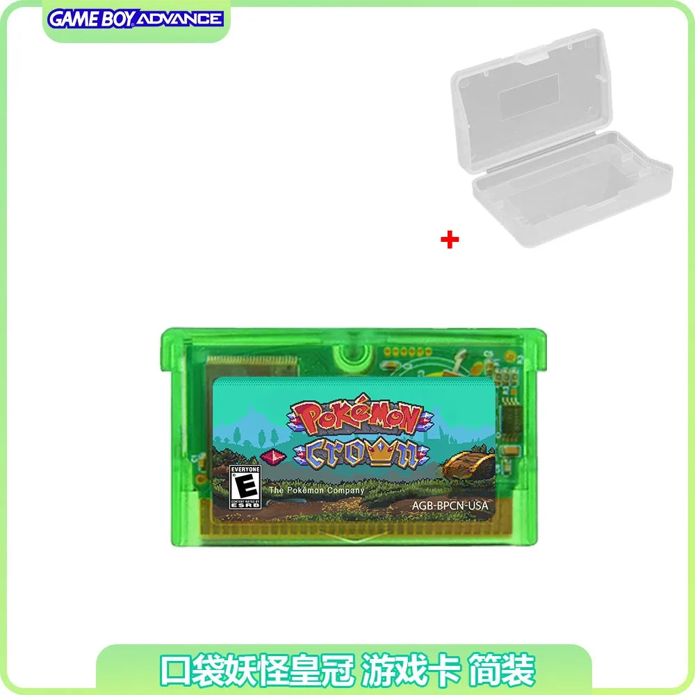GBA RTC Pokemon  Real Clock  New Version 2.0 Game Card  Featured Popular English Games