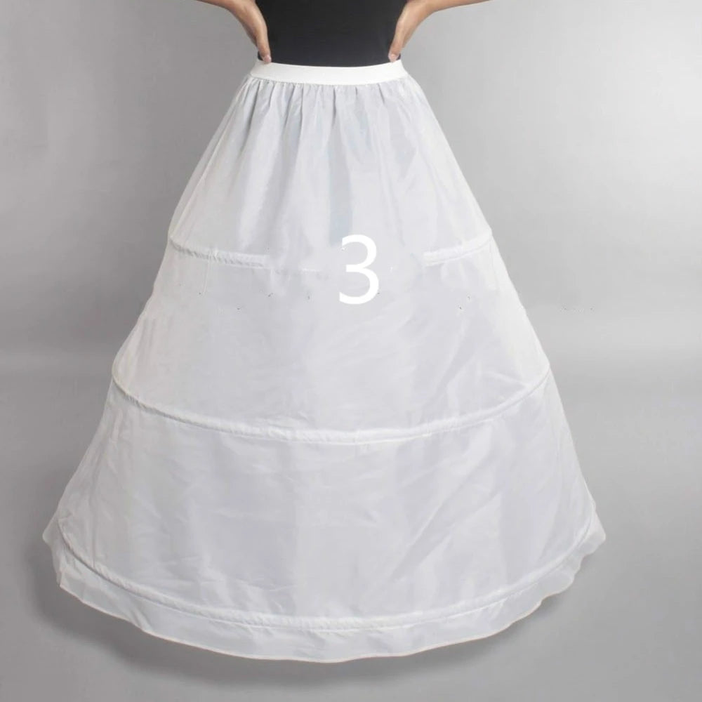 NEW 12Style White A Line/Hoop/Hoopless Wedding Crinoline Petticoat/Underskirt-SN