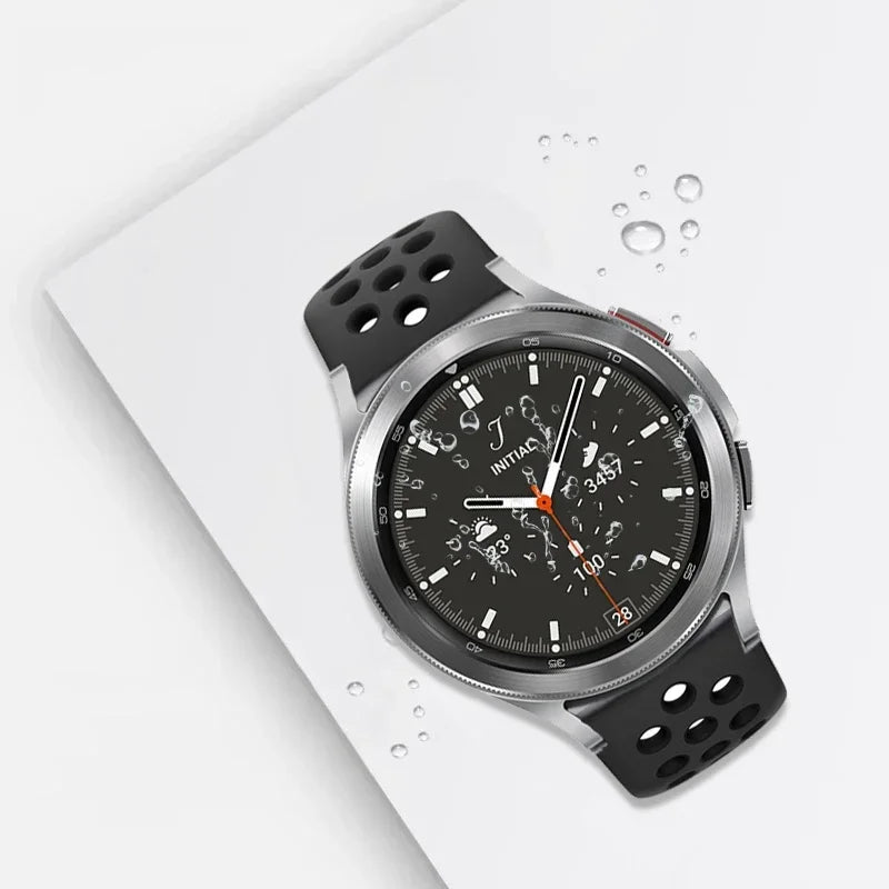 22mm 20mm watch Band for Samsung Galaxy Watch 7-6-5-pro-4-Classic/active 2 Silicone sport bracelet Huawei GT 4-3-2e-pro strap