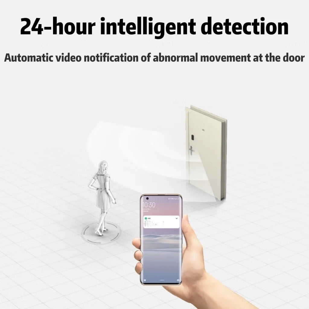 XIAOMI MIJIA Smart Doorbell3 2K Ultra HD Night Vision Video Doorbell 150 Days of Battery Life AI Human Recognition Work with Mi