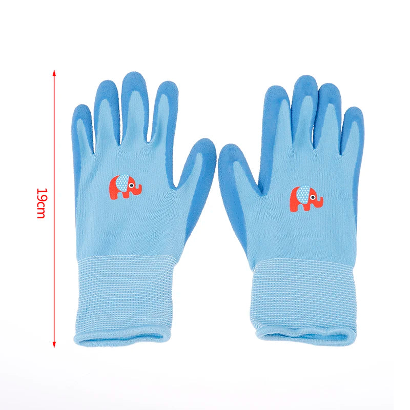 Kids Breathable Protective Glove Durable Waterproof Garden Gloves Anti Bite Cut Collect Seashells Protector Planting Work Gadget