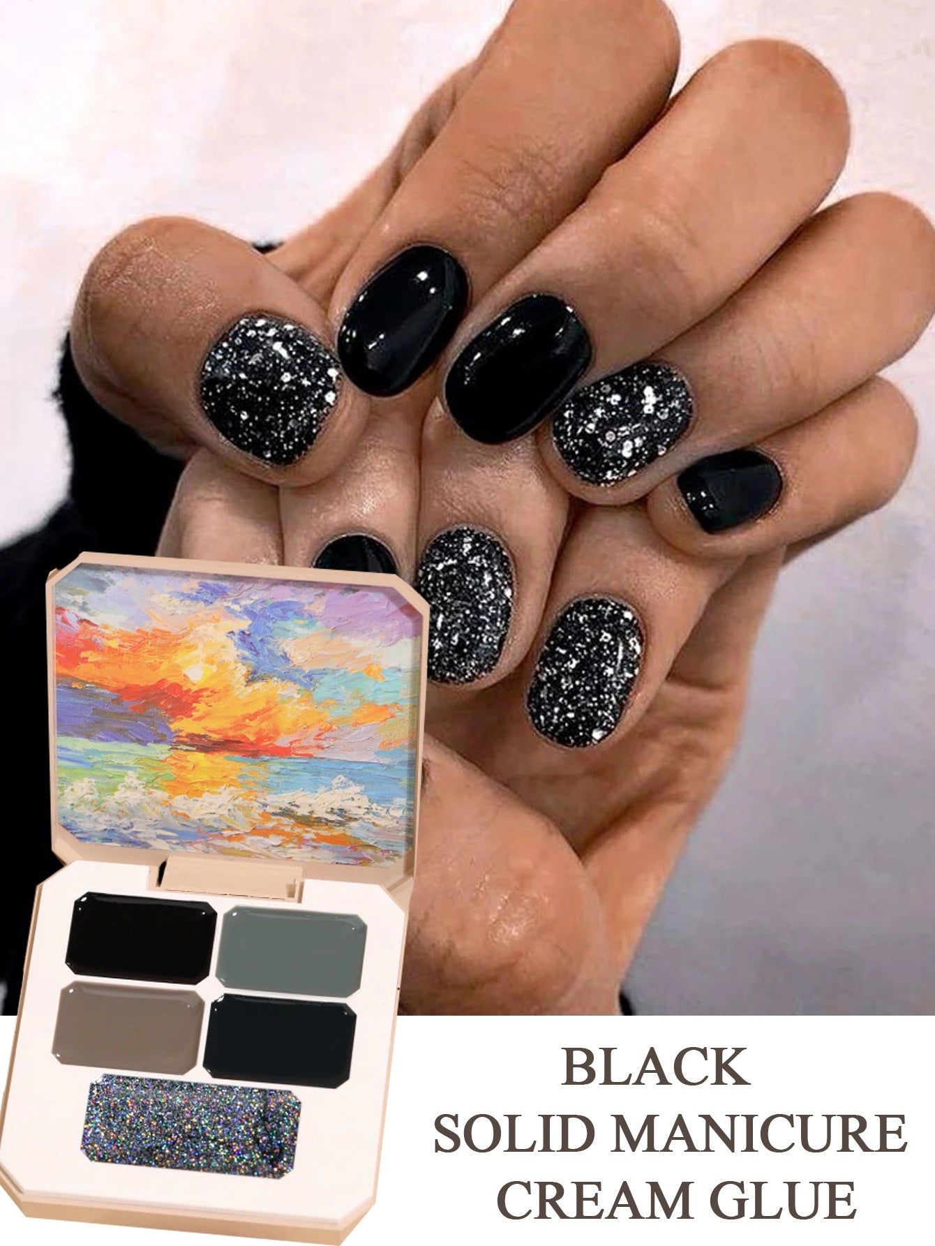 5/9 Colors Solid Nail Polish Palette Peelable UV/LED Polish Lacquer Salon Gel Nail Art Varnish Thanksgiving Gifts