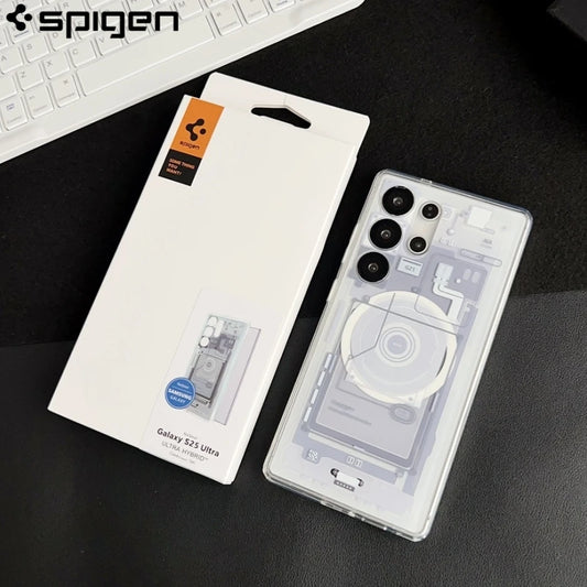 Spigen Ultra Hybrid Magfit Zero One Designs Magnetic Case For Samsung Galaxy S25 Ultra S26 S24 S23 S22 Plus For Magsafe Cover