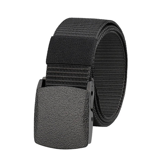Nylon Belt With Plastic Automatic Buckle Outdoor Hunting Multifunctional Tactical Canvas Belt,Men And Women's Fashion Belt