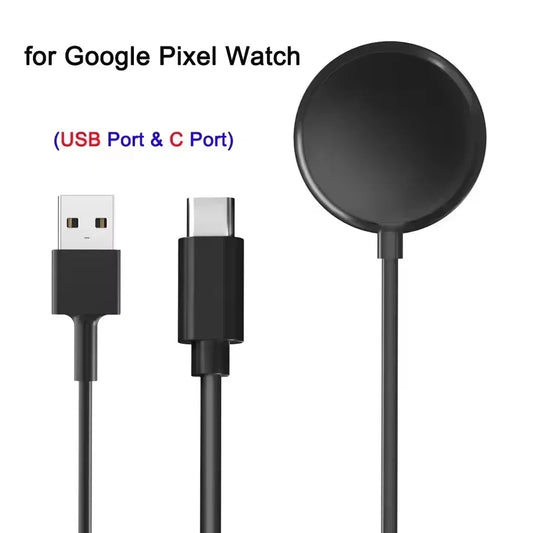 For Google Pixel Watch 1 USB-C Charger Smartwatch Charger Cable Fast Charger Replacement Charger 1 Meter