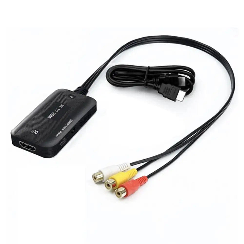 1pcs Video Adapter 1080P Converter RCA to HDMI Cable HD Link Cable Audio Cable HDMI Converter AV to HDMI Adapter 2026