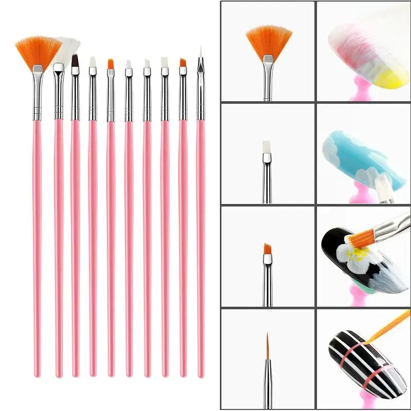 15PCS Women's Makeup Brush Set Soft Makeup Application Powder Grasping Force Easily Carry Makeup Tools Smudges Naturally