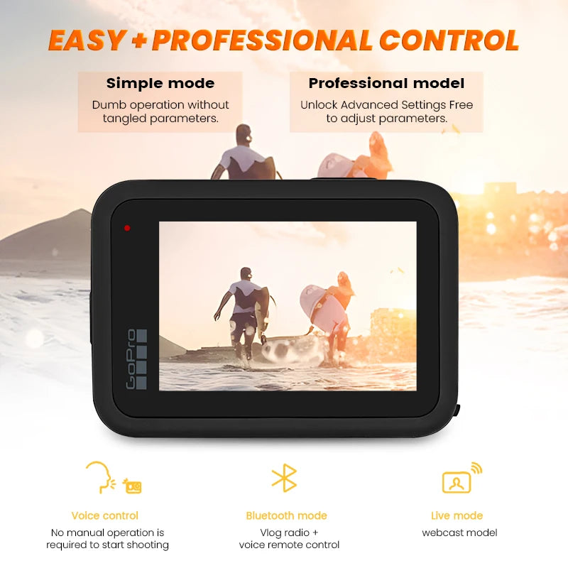 GoPro Hero 13 Black Sports Camera Waterproof and Anti Shake Cycling 5.3K Video Live Sports Camera