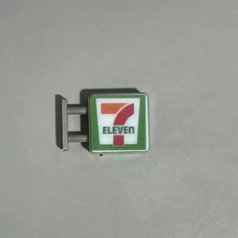 Coffee Shop Magnetic Fridge Stickers Creative Convenience Store Light Signs Home Decorative Ornaments 711 Luminous Light Boxes