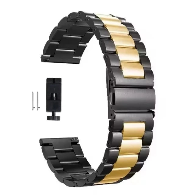 22mm 20mm Metal Band for Samsung Galaxy Watch 7 6 5 4 40mm 44mm 46mm 5Pro 45mm Stainless Steel Strap for Amazfit Bip Huawei GT4.
