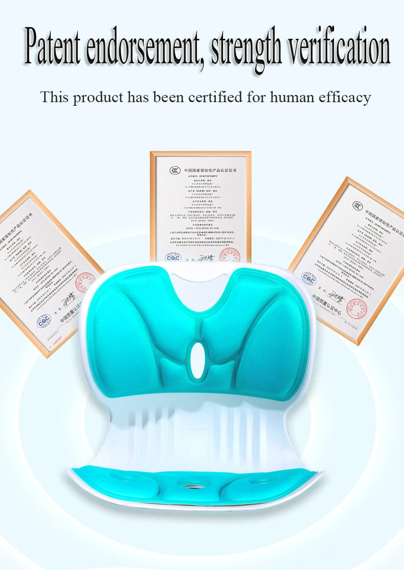 Adult Children's Seat Cushion Chair Waist Support Spine Stting Chair Correction Sitting Posture Long Sitting Is Not Tired