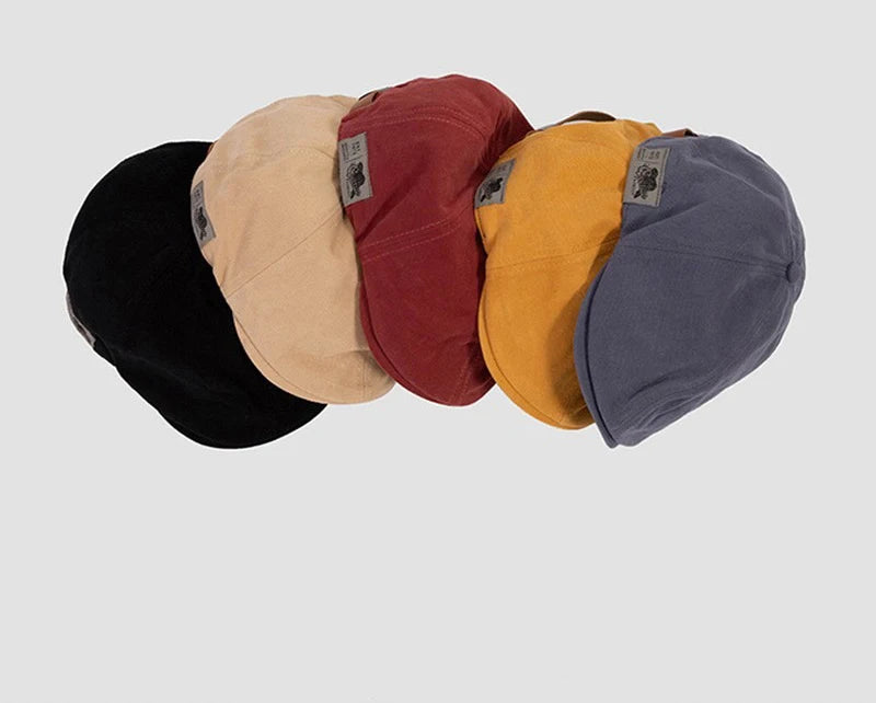 Cotton Peaky Blinders Caps For Men Hats Berets British Western Style Ivy Cap Classic Winter Woman Vintage Linen Beret