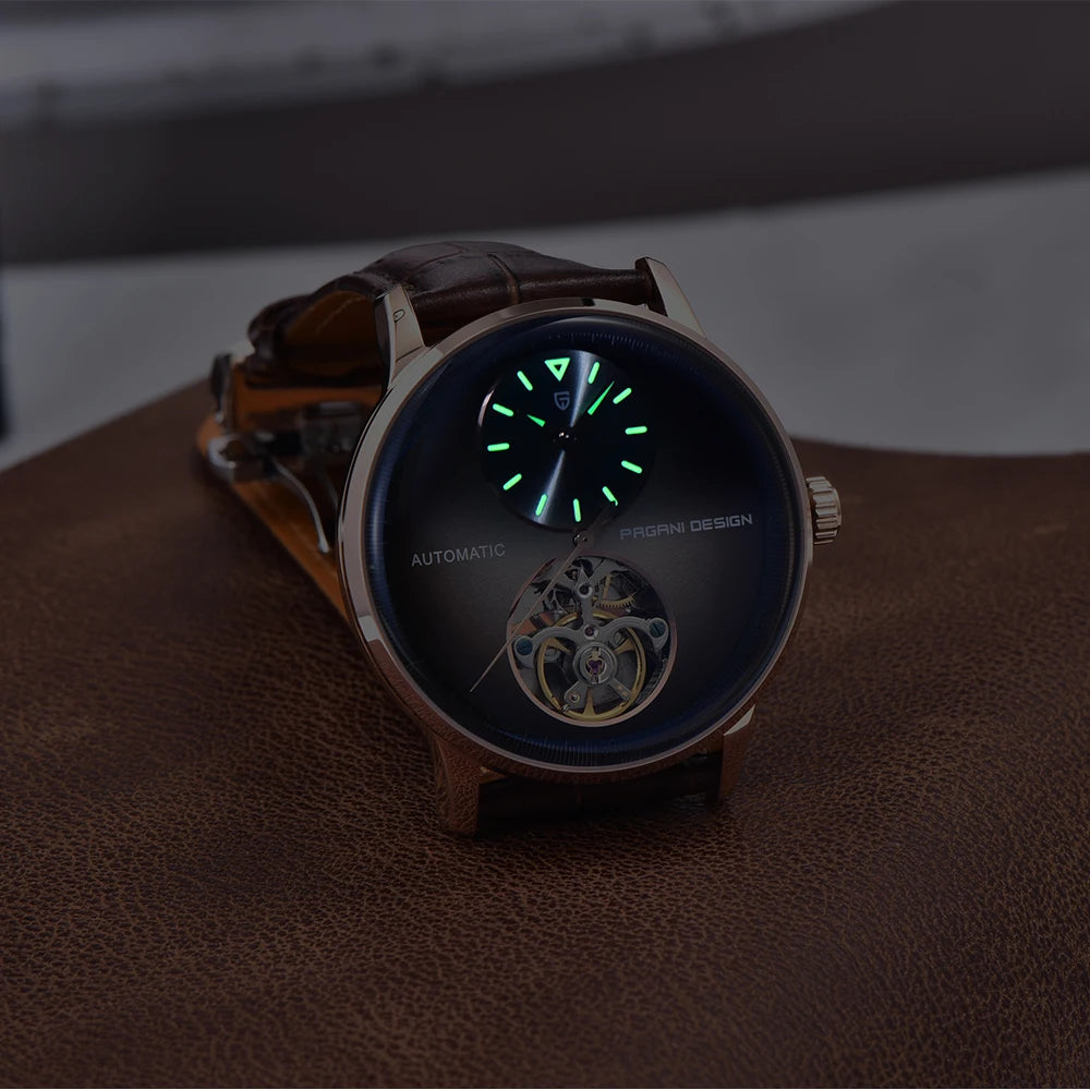 2025 PAGANI DESIGN New Simple Men Mechanical Watches Business Waterproof 100M Stainless Steel Automatic Luminous Watch for Men