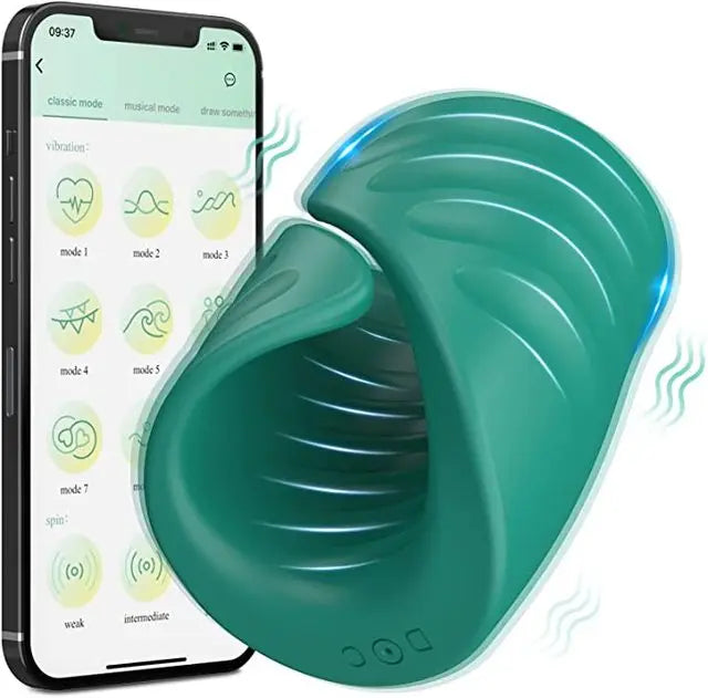 HESEKS Male Masturbator Penis Training Vibrator With APP Control Sex Toy For Men Sexual Massager Cock Ring Glans Trainer 18