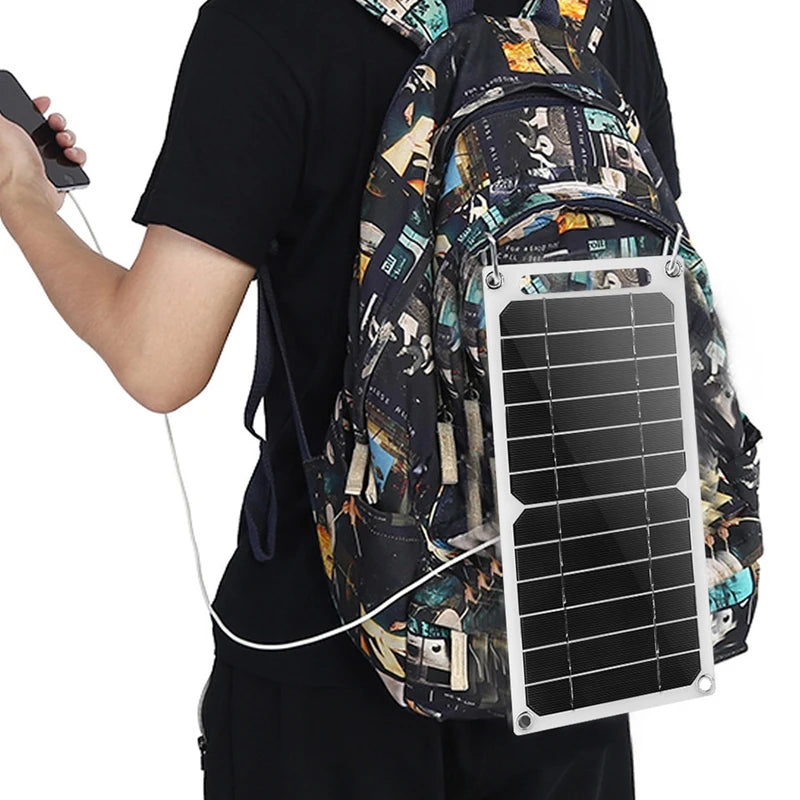 OnePlus 35W Solar Panel Power Bank with USB Waterproof Outdoor Hiking Camping Portable Battery For Mobile Phone Charging Panel