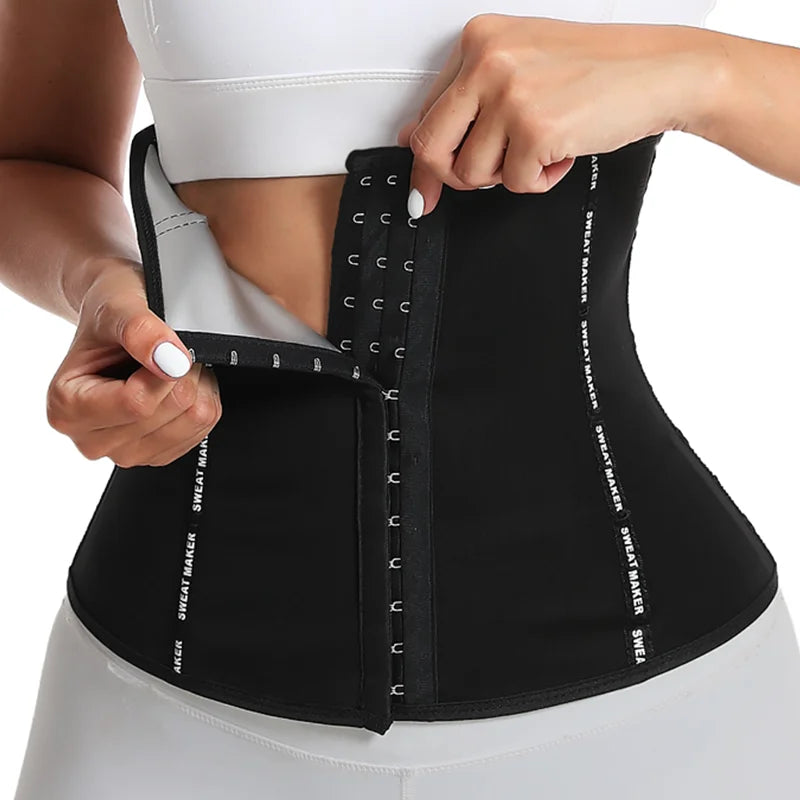 Women Sauna Sweat Belt Sweat to Lose Weight Slimming Sheath Woman Flat Belly Postpartum Waist Trainer Tummy Control Body Shapers