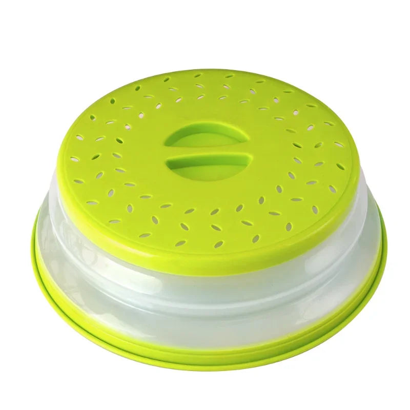 Kitchen Tools Microwave Splatter Cover Heating Folding Cover Fresh-keeping Cover Oil-proof Splash-proof Cover Cooking Lid