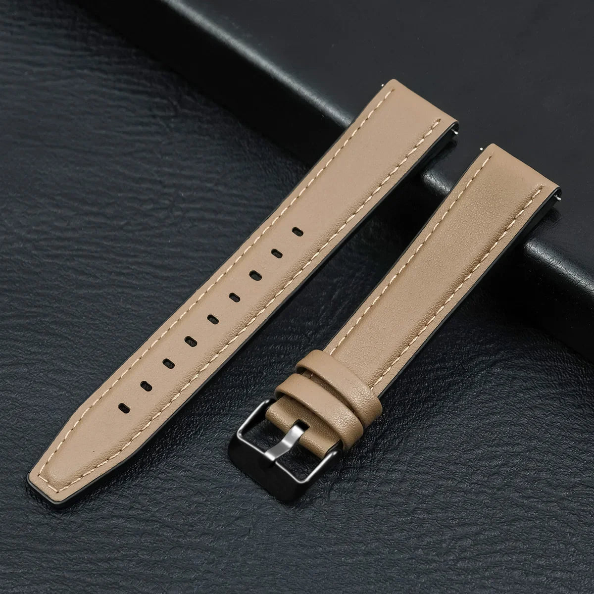 22mm 20mm Leather Strap For HUAWEI WATCH GT 4 46mm 4Pro GT3/2 Pro 42mm Soft Band For Samsung Galaxy Watch 7/6/5/4 40mm Wristband