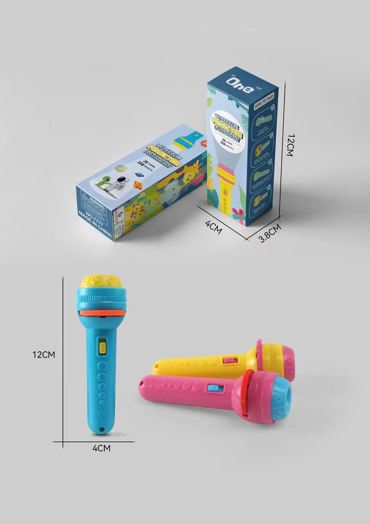 Flashlight Projector Torch Lamp Toy Cute Cartoon Creativity Toy Torch Lamp Flashlight Projector Toy Baby Sleeping Story Book ﻿