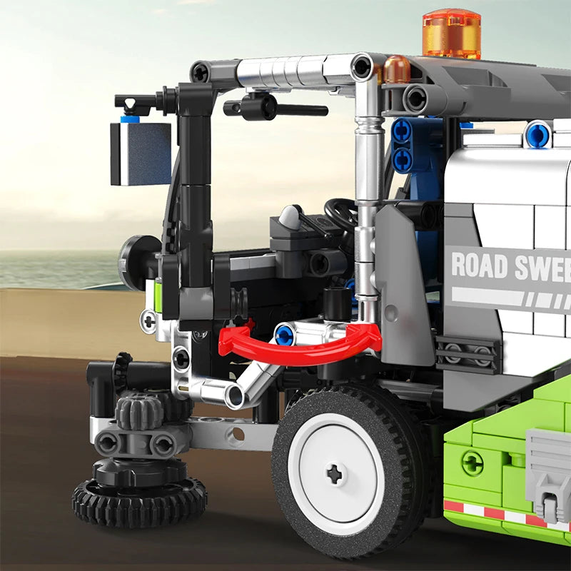 899PCS City Construction Sweeper Tractor Building Block Kits Mech Construction Vehicles Set Toys for Adults and Boys Girls