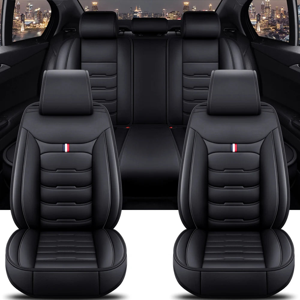 Universal Pu Leather Car Seat Covers for Mercedes GLA CLA CLS GLC GLE GLK GLS CLK SLC SL ML GL Car Accessories