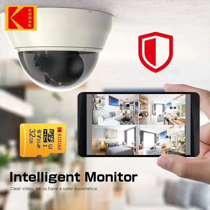 Kodak Micro SD Card 64GB 32GB Memory Card 512GB 256GB 128GB MicroSDXC Class10 SD Memory Card 100MB/s Original TF Flash Card U3