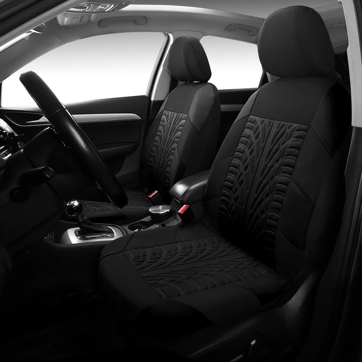 Customized Polyester Four Seasons Universal Full Set Car Seat Covers