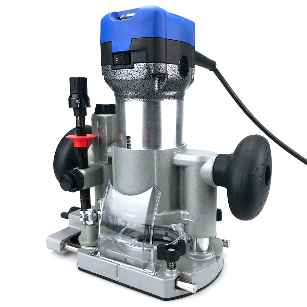 Compact Plunge Router Base Trimming Grooves Opening Carving Rack Aluminum Electric Router Bracket Milling Trimming Machine Base
