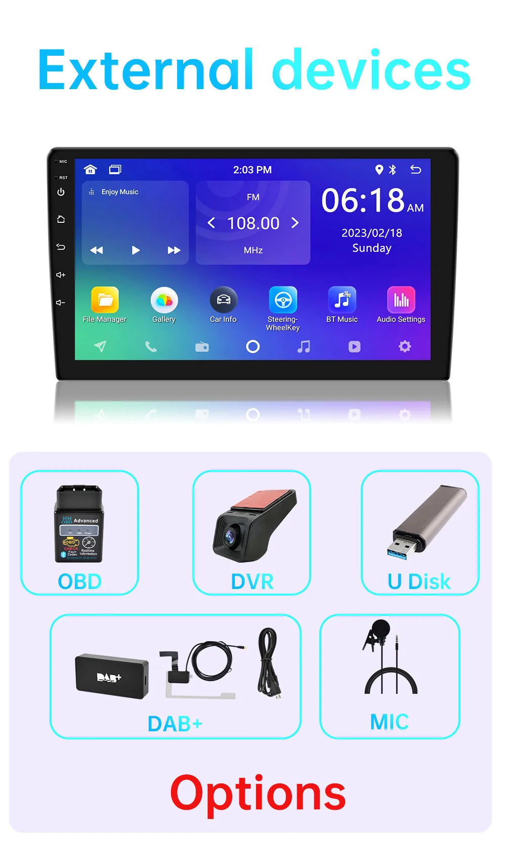 4G 64G Car play Android Radio Multimedia 7 9 10 inch CarPlay Android Auto 2 din Radio Stereo Receiver Player 2DIN GPS 4 Core