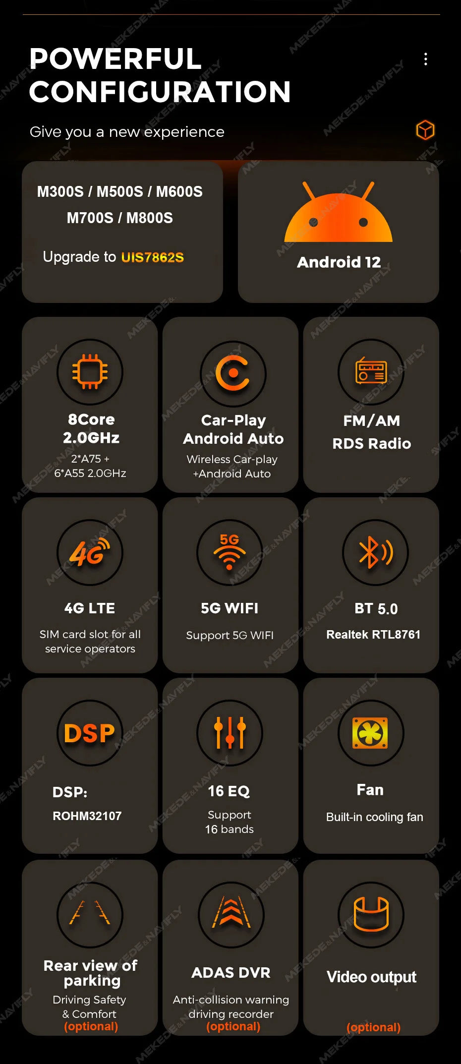 NaviFly 9 10 inch 1280*720 Car Multimedia Video Player Universal Stereo Radio GPS For Volkswagen Nissan Hyundai Kia Toyota