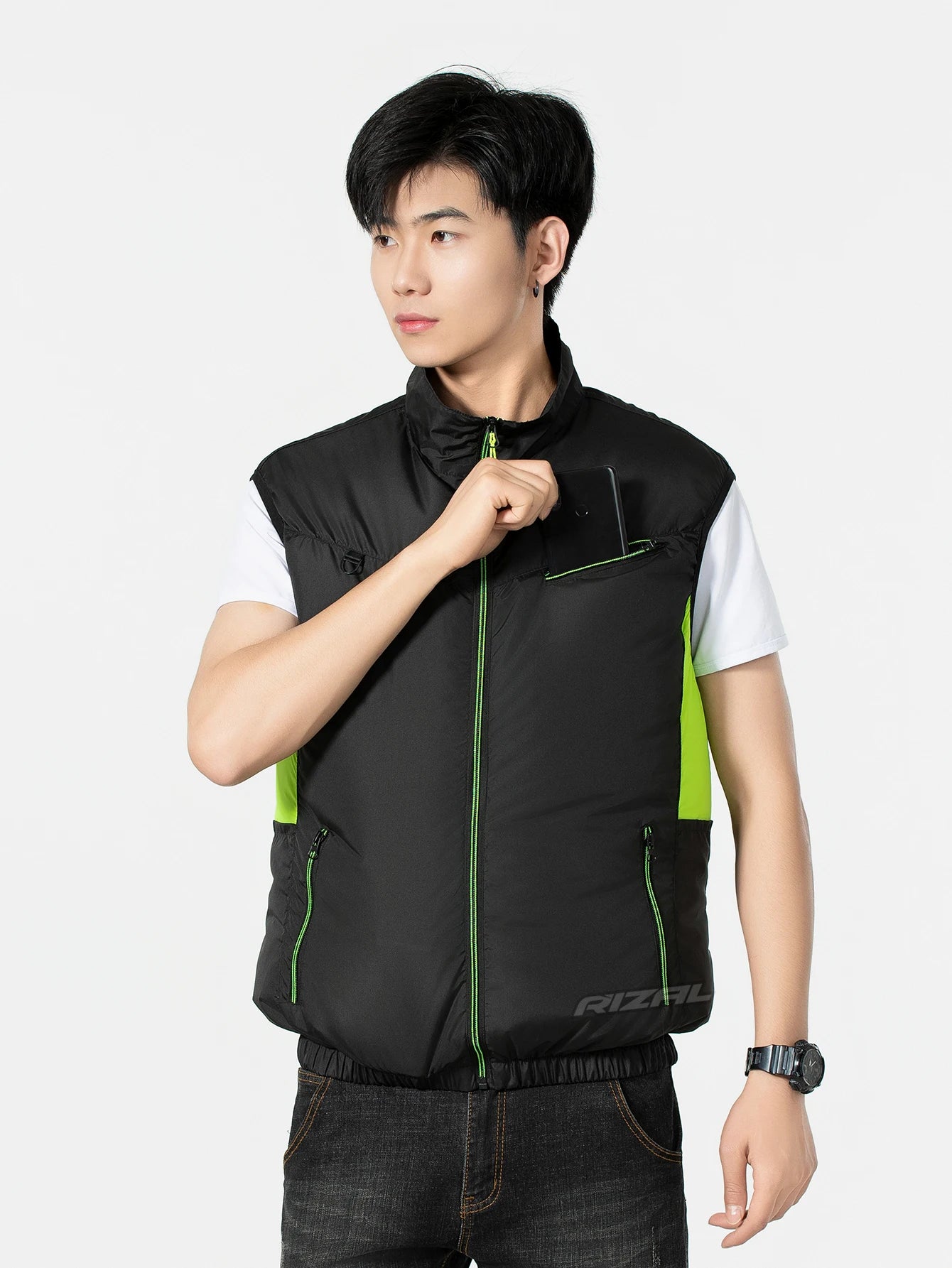 2025Summer Cool Vest,Wearable Cooling Fan, Air-conditioned Clothes Continuous cooling 13 Hours,for High Temperature Work Fishing