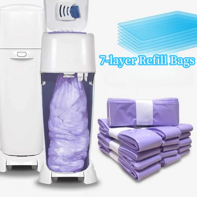 Diaper Pail Refills for Sangenic Tommee Tippee for Genie for Angelcare for Munchkin