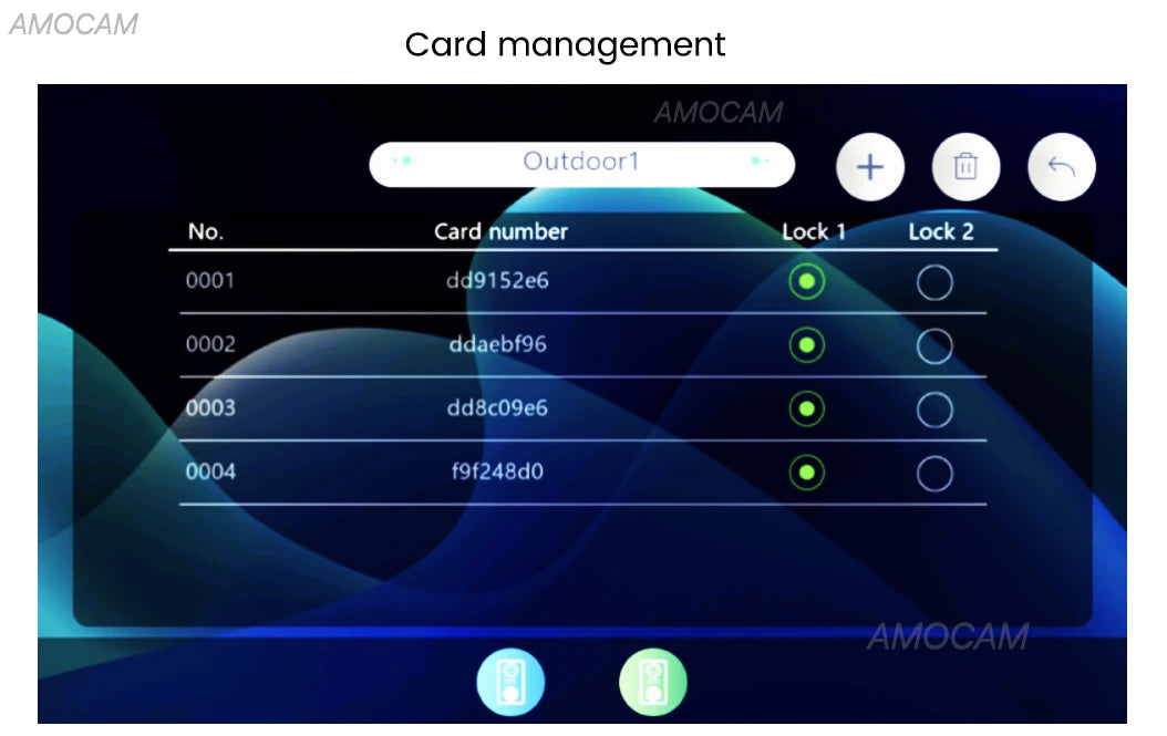 2 Wires Video Intercom System, 7“ Wireless WIFI Monitor 1080P Doorphone Camera Video Doorbell Code Password IC Card Tuya Unlock