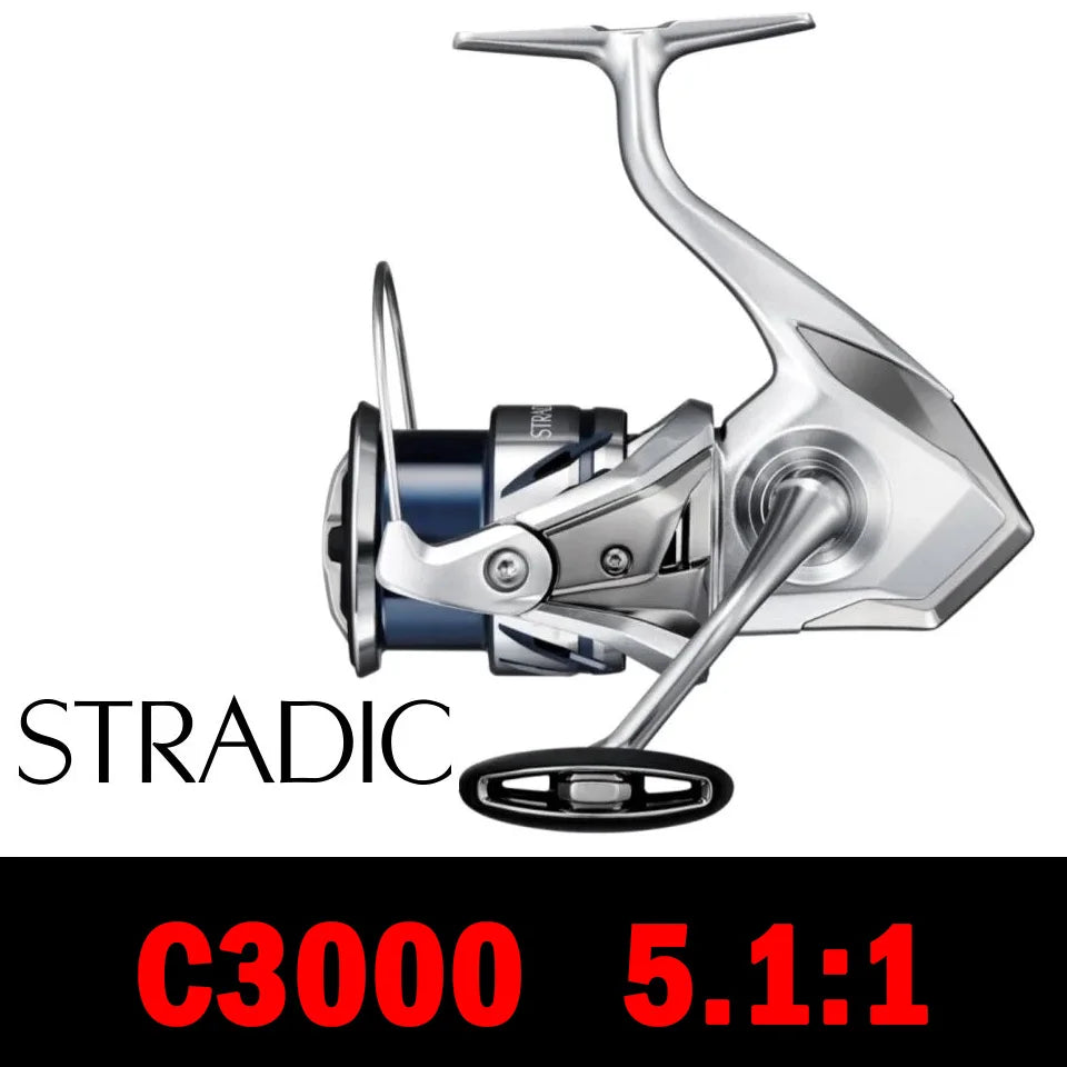 23 SHIMANO STRADIC Spinning Fishing Reel 1000HG/2500/C3000HG/4000XG/5000XG 6+1BB AR-C Spool SeaWater Fishing Reel 3-11KG Power