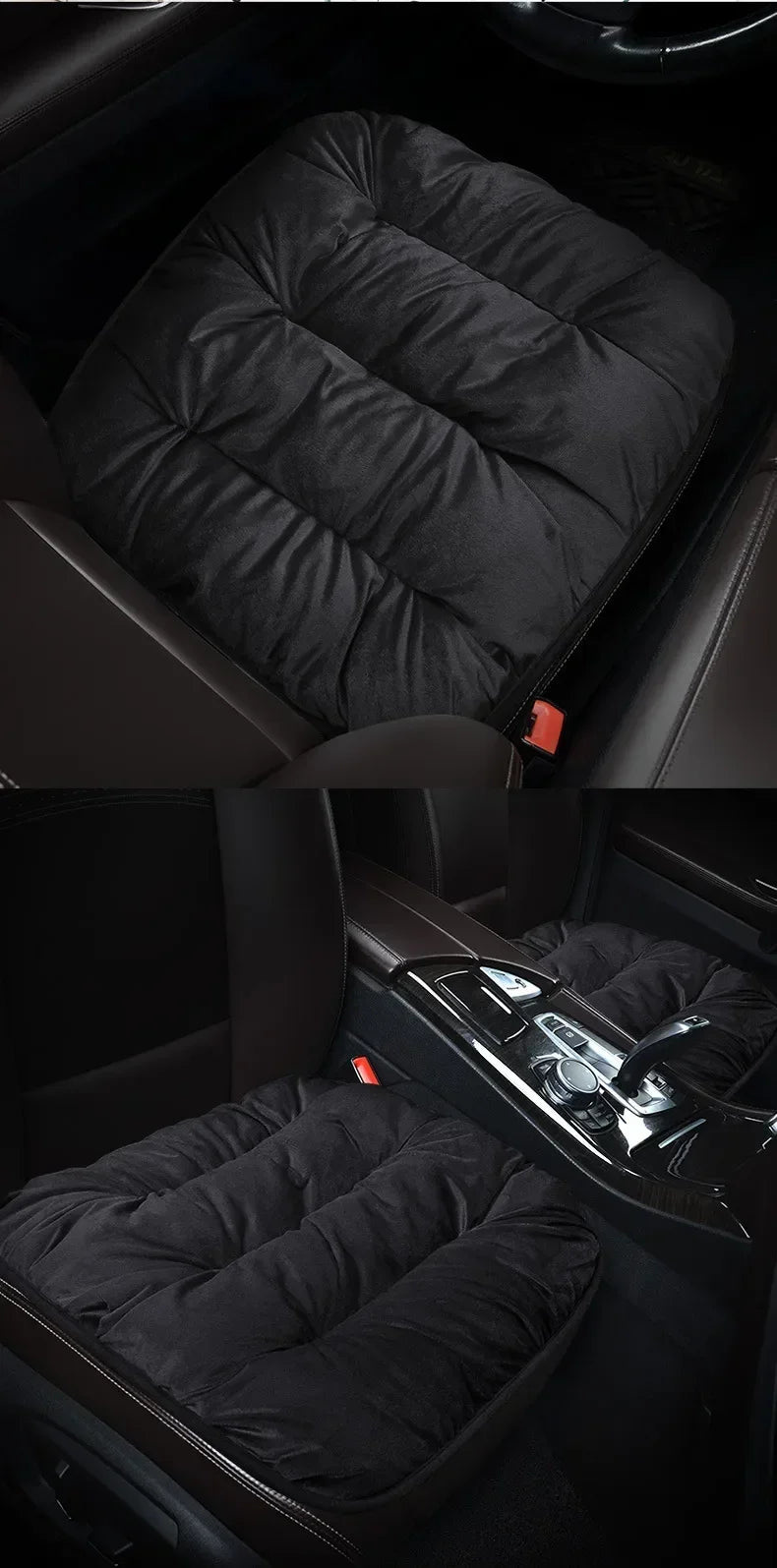 Winter Thickened Car Seat Cover Non-slip Comfortable Warm Seat Cover Seat Protector Car Front/rear Seat Cushion Accessories