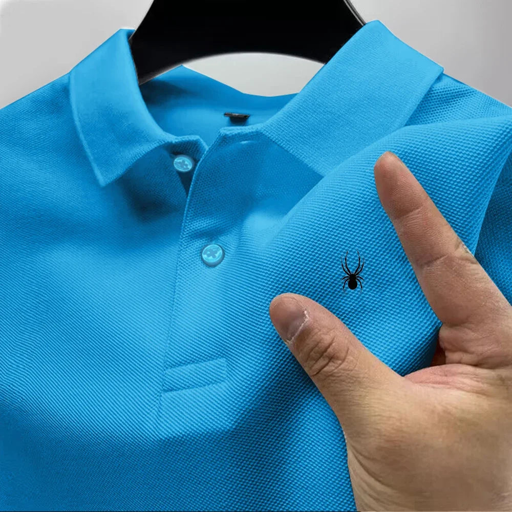 2026 Hot Sale Men's Summer Casual Breathable Comfortable Polo Shirt Men's Solid Color High Quality Short Sleeve T-Shirt ﻿