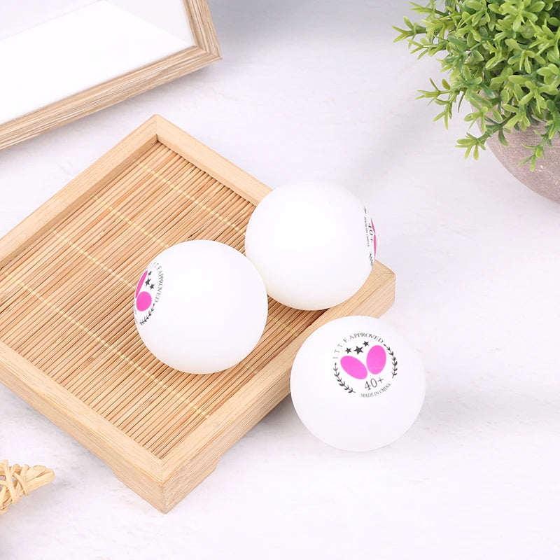 3Pcs Professional Table Tennis Ball 40+ Training Ball For Table Tennis Stroking Training Indoor Games Spare Ping Pong