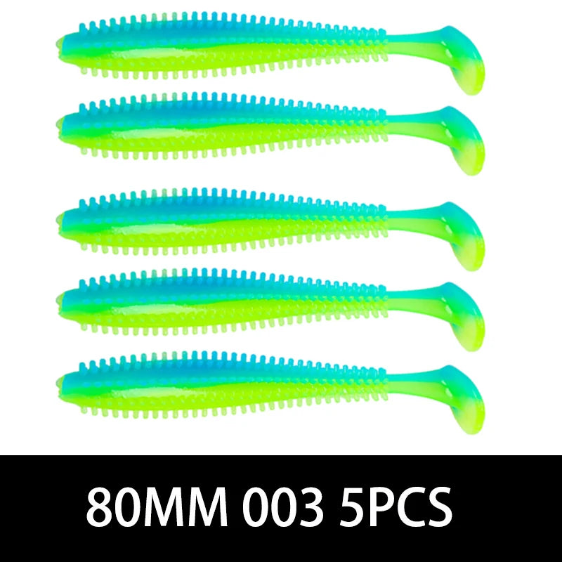 Silicone Soft Bait Fishing lure With Particles Fishing Bait 80MM120MM Pike Perch Fishing Artificial Bait Simulation Bait рыбалка