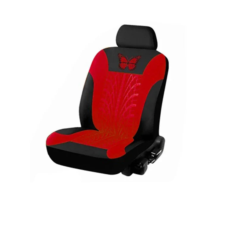 Butterfly Glamour Car Seat Cover Set Premium Bronzing 9-Piece Universal Fit for 5 Seats Fashionable Design Durable Comfortable