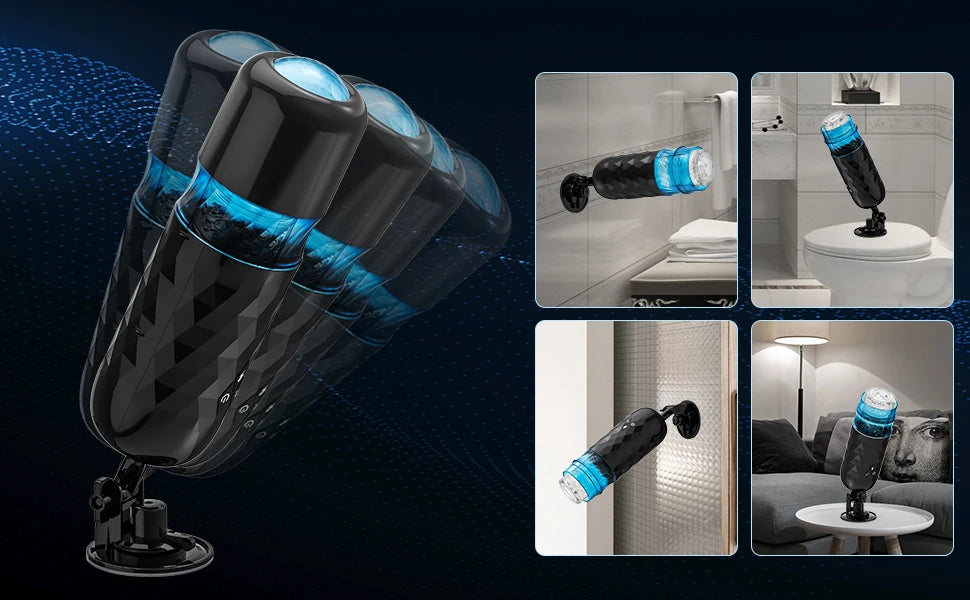 Telescopic Rotation Male Masturbator Vagina Masturbation Equipment Sex Toys for Men Goods for Adults Piston Automatic Mastubator