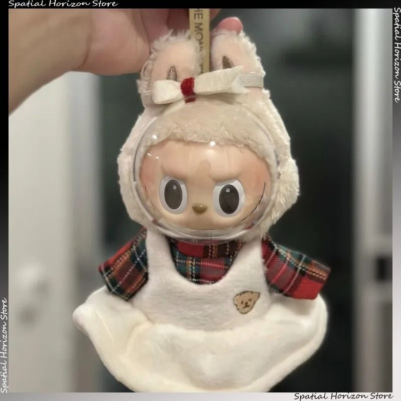 Transparent Face Mask for Mini Plush Doll Labubu Idol Kpop Doll Vinyl Toy Face Shield Doll Accessories Keep Doll Face Clean